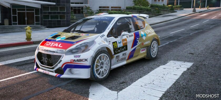 GTA 5 Vehicle Mod: Peugeot 208 R5 Fivem | Add-On (Featured)