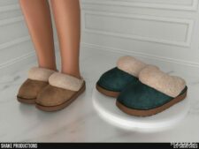 Sims 4 Kid Shoes Mod: Slippers (Children) S022409 (Featured)