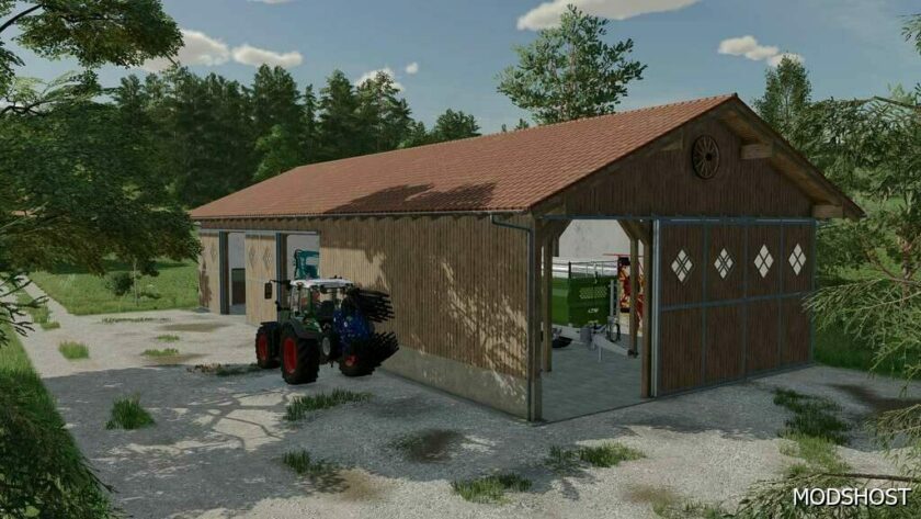 FS22 Placeable Mod: Bavarian Barns (Featured)