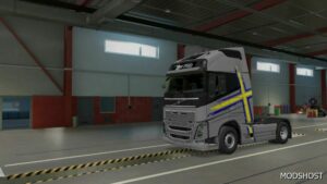 ETS2 Volvo Mod: Sweden Power Volvo FH 2012 Skin 1.49 (Featured)