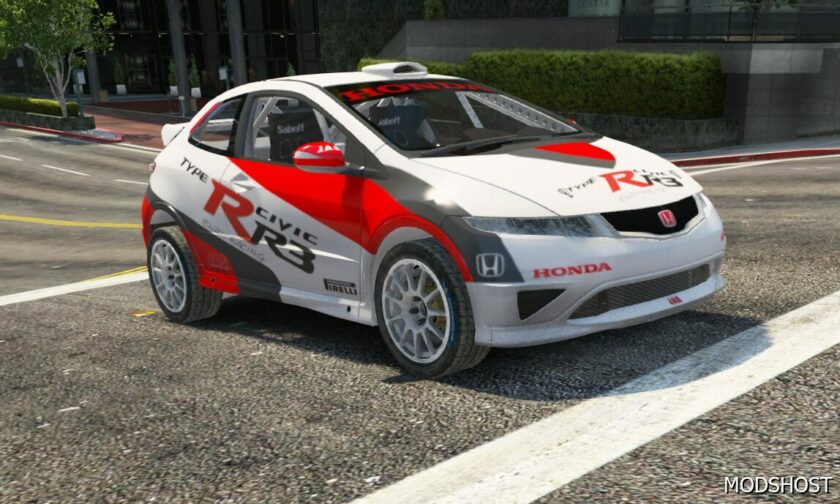 GTA 5 Honda Vehicle Mod: Civic Type R R3 Fivem | Add-On (Featured)