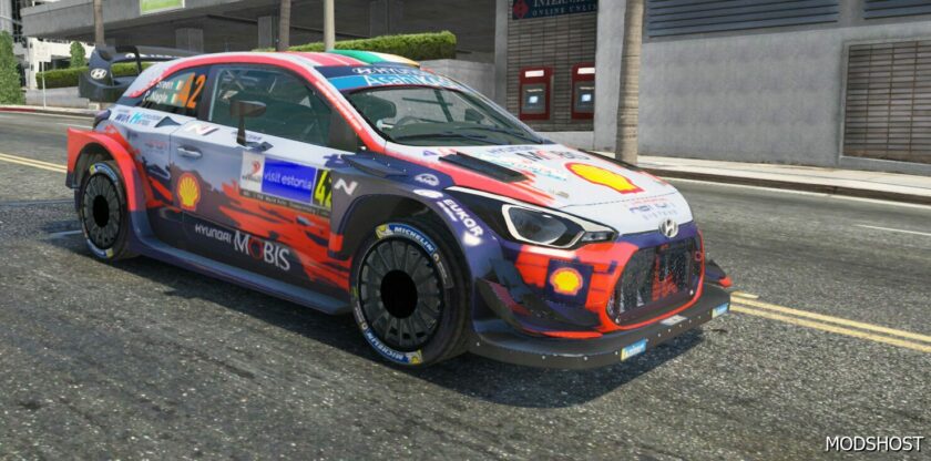 GTA 5 Vehicle Mod: 2021 Hyundai I20 Coupe WRC Fivem | Add-On (Featured)