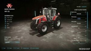 FS22 Massey Ferguson Tractor Mod: 8S V1.3 (Image #2)