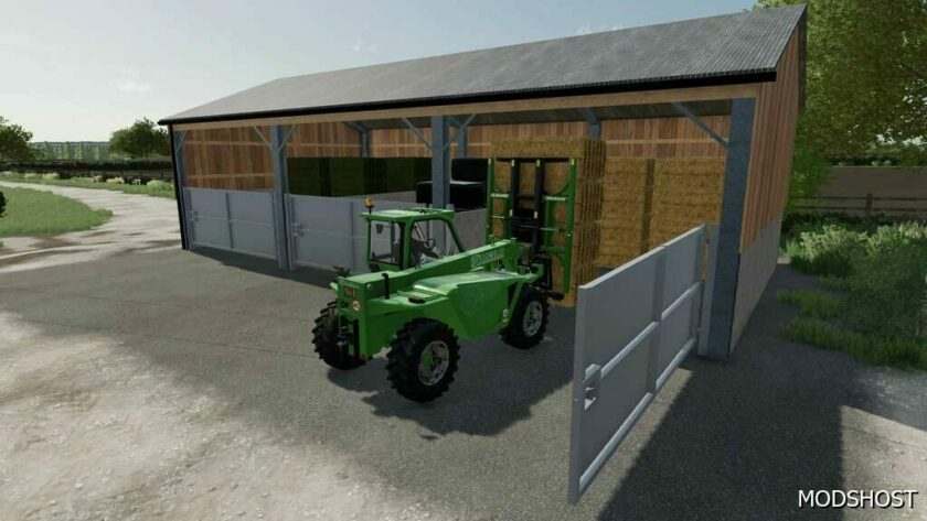 FS22 Placeable Mod: UK HAY Storage (Featured)