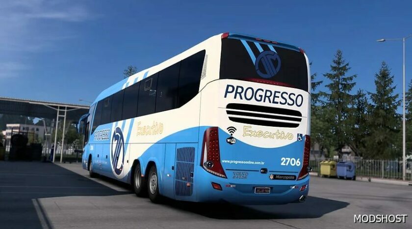 ETS2 Volvo Bus Mod: G7 1200 VOLVO PREMIUM 1.49 (Featured)