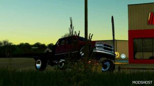 FS22 Chevy Car Mod: 1995 Chevy K1500 Flatbed V2.1 (Image #2)