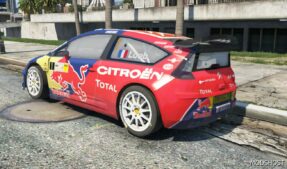 GTA 5 Vehicle Mod: 2008 Citroen C4 WRC Fivem | Add-On (Featured)