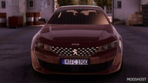 ETS2 Peugeot Car Mod: 2022 Peugeot 508 GT Line 1.49 (Image #2)