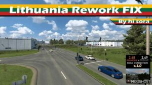 ETS2 Map Mod: Lithuania Rework - Road Connection FIX V0.2 (Featured)