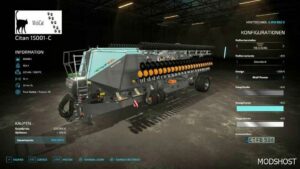 FS22 Amazone Seeder Mod: Citan 15001 V1.0.1 (Image #2)