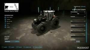 FS22 Fendt Tractor Mod: Vario 1000 V1.0.1 (Image #2)