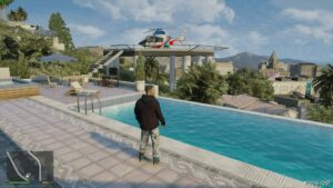 GTA 5 Map Mod: Helipad for Franklin’s House (Image #2)