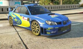 GTA 5 Subaru Vehicle Mod: 2006 Subaru WRC Fivem | Add-On (Image #5)