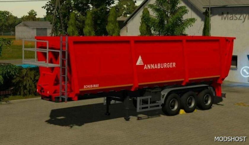 FS22 Annaburger Trailer Mod: Schub-Max S (Featured)