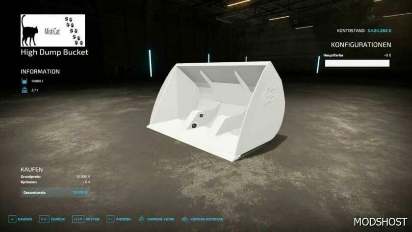 FS22 Implement Mod: Dump Bucket (Featured)