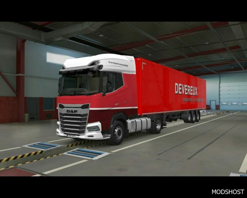 ETS2 Skin Mod: Devereux Transport and Distribution V 1.49 (Featured)