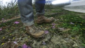 GTA 5 Player Mod: Redwing Iron Ranger Boots (Image #2)