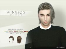 Sims 4 Male Mod: Wings EF0226 Men’s Straight Short Hair (Featured)