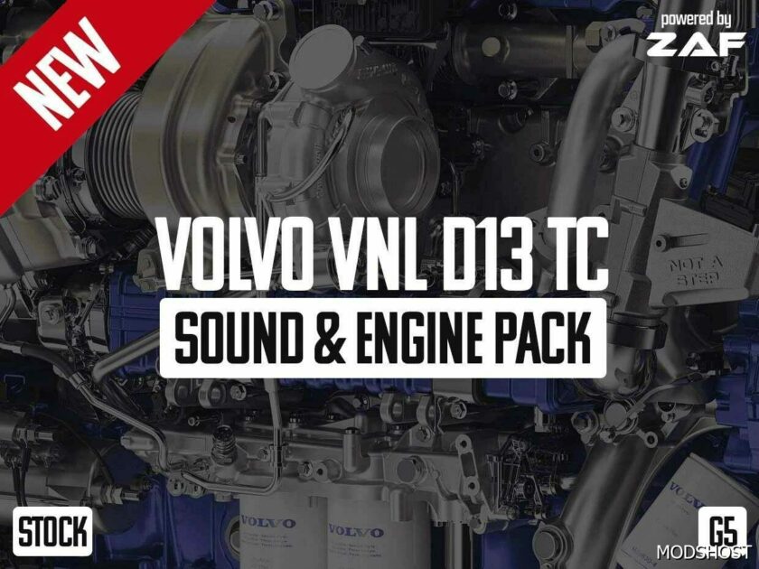 ATS Engines Mod: Volvo VNL D13TC Sound & Engine Pack 1.49 (Featured)