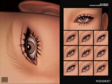 Sims 4 Eyeliner Makeup Mod: N323 (Featured)