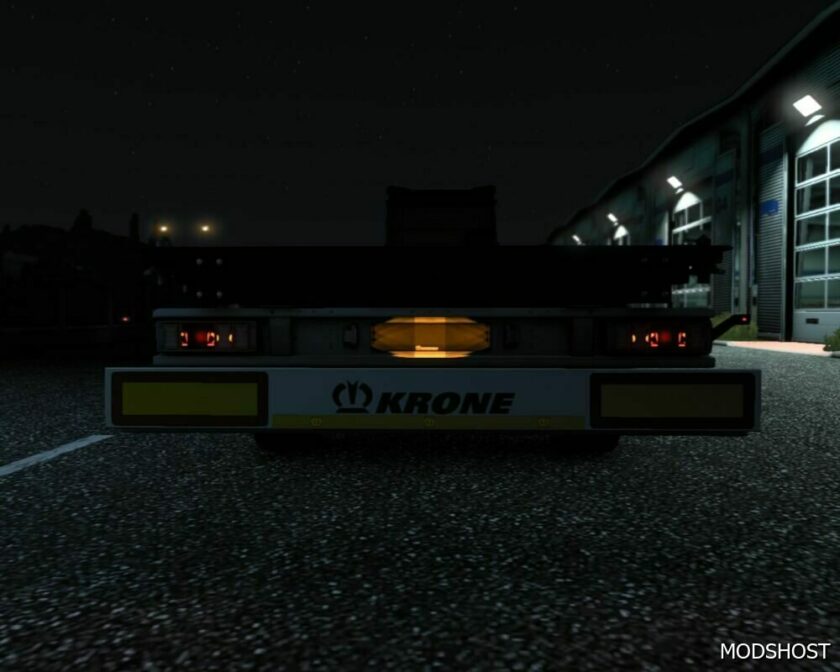 ETS2 Krone Part Mod: OWN Trailer License Plate Lighting 1.49 (Featured)