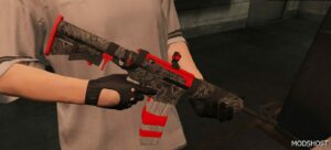 GTA 5 Weapon Mod: XM4 Shadow Siege Replace / Fivem (Featured)