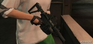 GTA 5 Weapon Mod: TTT A.X.E SMG Replace / Fivem (Image #2)