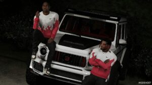 GTA 5 Player Mod: Sweater Nike Pack for Franklin (Image #3)