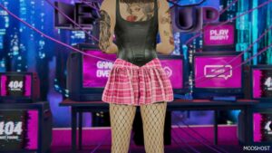 GTA 5 Player Mod: Ribbon Skirt for MP Female (Featured)