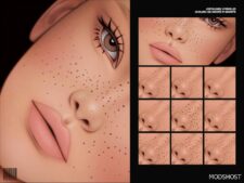 Sims 4 Makeup Mod: Details N52 Freckles (Featured)