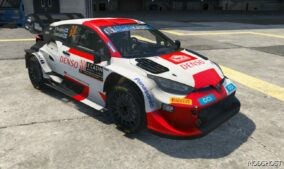 GTA 5 Toyota Vehicle Mod: 2023 Toyota Yaris GR Rally1 Fivem | Add-On (Featured)