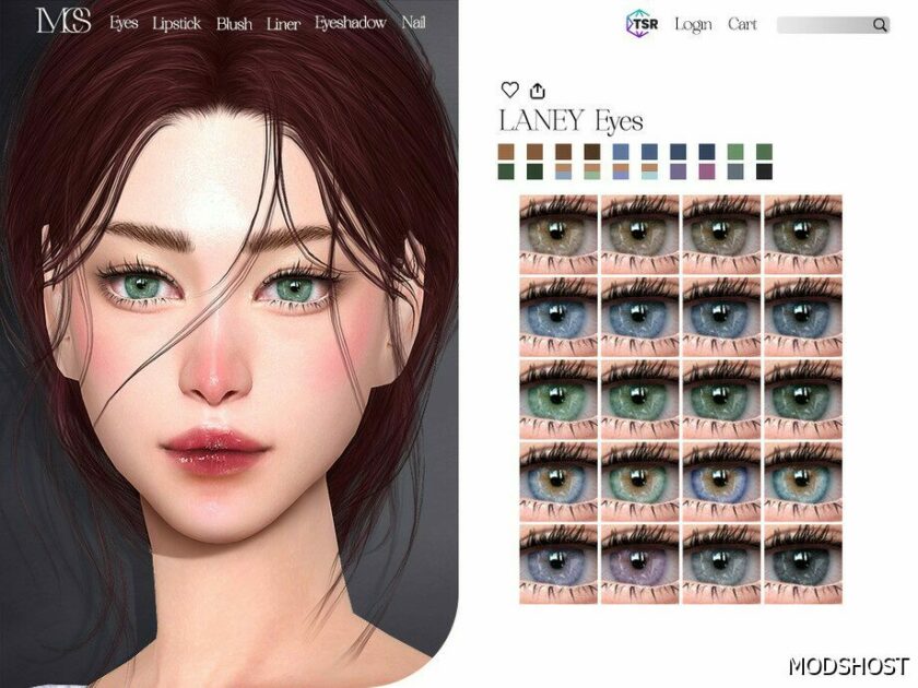 Sims 4 Female Mod: Laney Eyes (Featured)