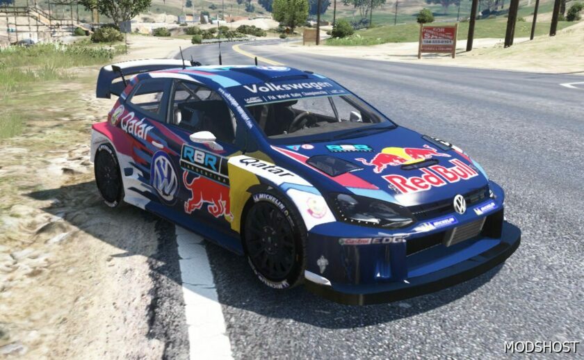 GTA 5 Volkswagen Vehicle Mod: 2017 Volkswagen Polo WRC Fivem | Add-On (Featured)