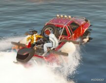 GTA 5 Vehicle Mod: Technical Aqua 4 Seater NO Turret Add-On Fivem V1.1 (Image #2)