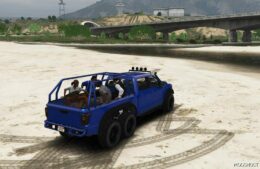 GTA 5 Vehicle Mod: Caracara 6×6 NO Turret 8 Seater Add-On|Fivem (Image #4)