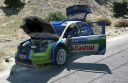 GTA 5 Ford Vehicle Mod: 2006 Ford Focus WRC Fivem | Add-On (Image #4)