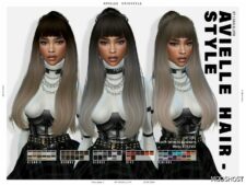 Sims 4 Female Mod: Avielle Hairstyle (Featured)