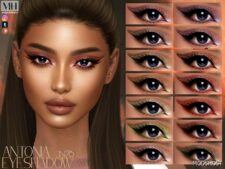 Sims 4 Female Makeup Mod: Antonia Eyeshadow N76 (Featured)