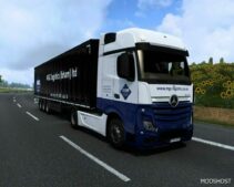 ETS2 Mod: Real Company AI Truck Traffic Pack 1.1V (Featured)