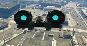 GTA 5 Vehicle Mod: Transformers Decepticons Ship Dack of The Moon (Image #3)