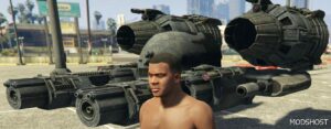 GTA 5 Vehicle Mod: Transformers Decepticons Ship Dack of The Moon (Image #4)