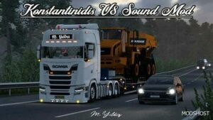 ETS2 Mod: Konstantinidis V8 Sound Mod V1.3 (Featured)