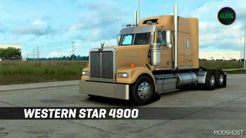 ATS Western Star Truck Mod: 4900SF V1.1 1.49 (Featured)