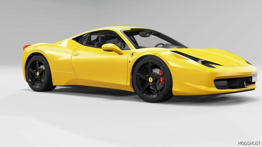 BeamNG Ferrari Car Mod: 458 Italia V2.1 0.31 (Featured)