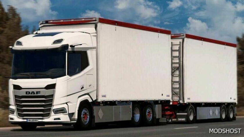 ETS2 Mod: Vangs Side Tipper Trailers and Truck Parts V1.0.2 (Featured)