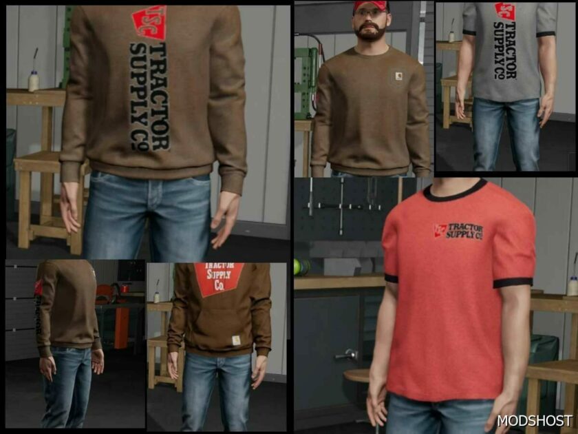 FS22 Mod: TSC Themed Clothing Pack (Featured)