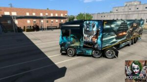 ETS2 Mod: Pirate Trailer Skin 01 (by Joker) (Image #2)