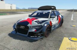 GTA 5 Audi Vehicle Mod: RS6 DTM Gumball 3000 Fivem | Add-On (Featured)