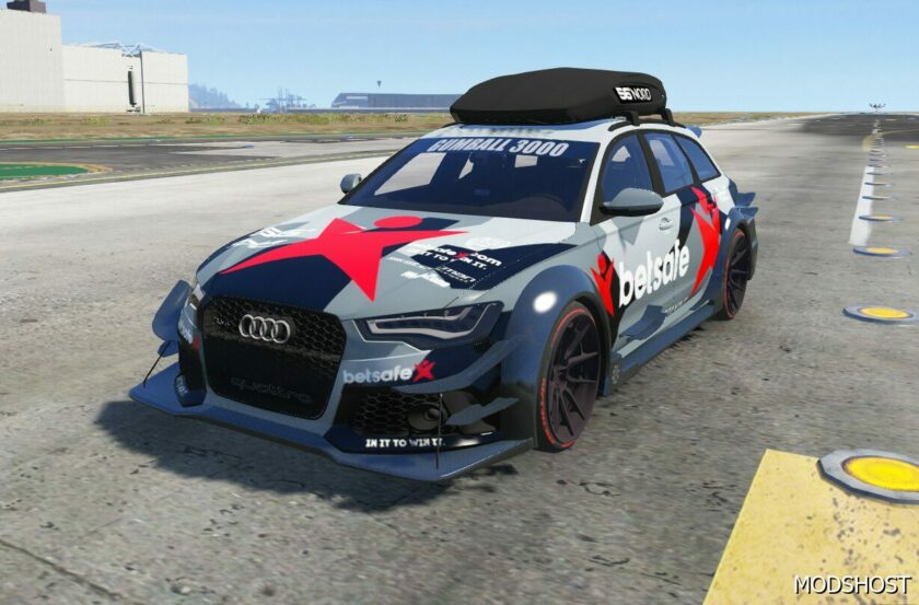 GTA 5 Audi Vehicle Mod: RS6 DTM Gumball 3000 Fivem | Add-On (Featured)