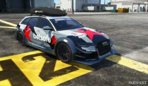 GTA 5 Audi Vehicle Mod: RS6 DTM Gumball 3000 Fivem | Add-On (Image #2)